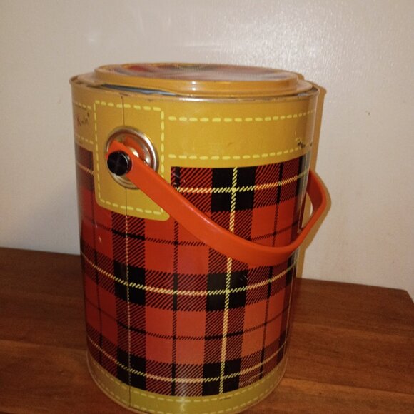 1950s 2 Gal. SKOTCH KOOLER Petra Cabot Design Classic Plaid - Picture 3 of 14